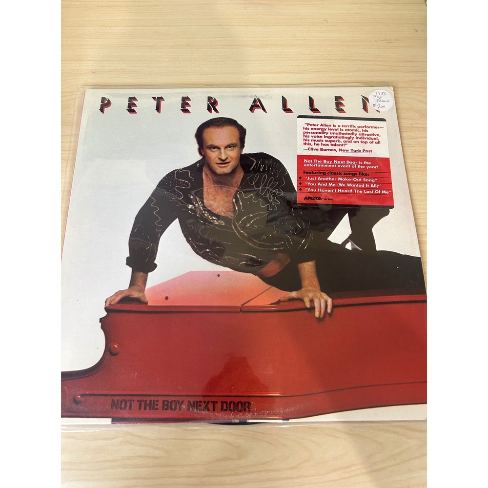 Peter Allen Not The Boy Next Door Vinyl LP 1983 Arista AL‎ 9613 Pop Rock